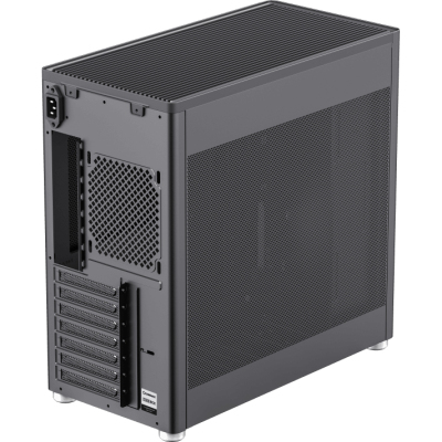 Компьютерный корпус, без блока питания ATX/ Gamemax MeshBox Black ATX case, black, w/o PSU, w/1xUSB3.0+1xType-C, 1xCombo Audio