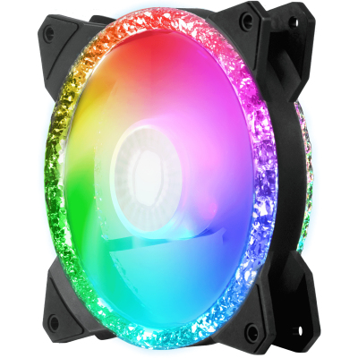 Кулер/ Cooler Master MasterFan MF120 Prismatic,120mm, 4-Pin (PWM), ARGB