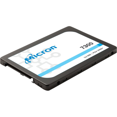 Micron SSD 7300 PRO, 1920GB, U.2(2.5" 7mm), NVMe, PCIe 3.0 x4, 3D TLC, R/W 3000/1550MB/s, IOPs 396 000/55 000, TBW 4200, DWPD 1.2 (12 мес.)