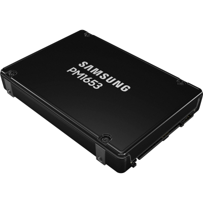 Твердотельный накопитель/ Samsung SSD PM1653, 960GB, 2.5" 15mm, SAS 24Gb/s, 3D TLC, R/W 4200/up 3800MB/s, IOPs 600 000/55 000, TBW 1752, DWPD 1 (12 мес.)