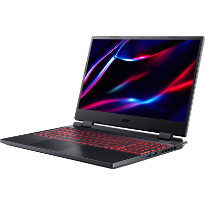 Ноутбук/ Acer Nitro 5 AN515-58-57ZF 15.6"(1920x1080)/Intel Core i5 12500H(2.5Ghz)/8192Mb/512SSDGb/noDVD/Ext:nVidia GeForce RTX3050(4096Mb)/Cam/BT/WiFi/war 1y/2.3kg/Black/Dos