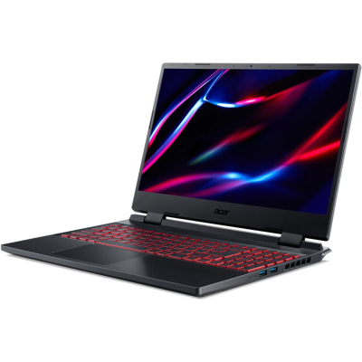 Ноутбук/ Acer Nitro 5 AN515-58-7712 15.6"(1920x1080)/Intel Core i7 12700H(2.3Ghz)/8192Mb/512SSDGb/noDVD/Ext:nVidia GeForce RTX3050Ti(4096Mb)/Cam/BT/WiFi/war 1y/2.5kg/Black/noOS