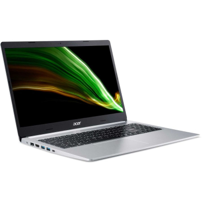 Ноутбук/ Acer Aspire 5 A515-45-R5MD 15.6"(1920x1080)/AMD Ryzen 5 5500U(2.1Ghz)/8192Mb/512SSDGb/noDVD/Int:UMA/Cam/BT/WiFi/war 1y/1.76kg/Silver/Dos