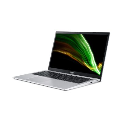 Ноутбук/ Acer Aspire 3 A315-58-31ZT 15.6"(1920x1080)/Intel Core i3 1115G4(3Ghz)/4096Mb/256SSDGb/noDVD/Int:UMA/Cam/BT/WiFi/war 1y/1.7kg/Silver/Win11Home