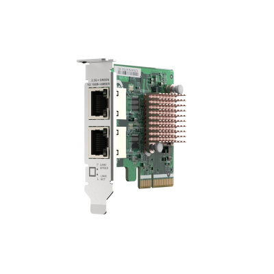 QNAP QXG-2G2T-I225 2-port 2.5 GbE network expansion card, Controller I225-LM, PCIe Gen2 x2, 3 x Brackets included (Full-height, Low-profile and Specialized for QNAP NAS)