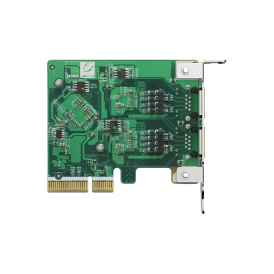 QNAP QXG-2G2T-I225 2-port 2.5 GbE network expansion card, Controller I225-LM, PCIe Gen2 x2, 3 x Brackets included (Full-height, Low-profile and Specialized for QNAP NAS)