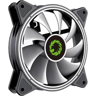 Комплект кулеров для корпуса ПК + контроллер вентиляторов/ Gamemax RQ300 kit, 3x12CM Rainbow ARGB fans, remote controller