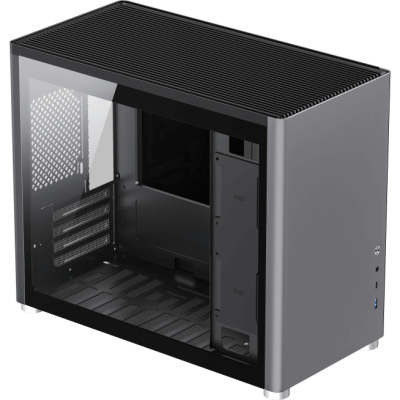 Компьютерный корпус, без блока питания mATX/ Gamemax Spark Black mATX case, black, w/o PSU, w/1xUSB3.0+1xType-C, 1xCombo Audio