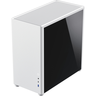 Компьютерный корпус, без блока питания ATX/ Gamemax Spark Pro Full White ATX case, white, w/o PSU, w/1xUSB3.0+1xType-C, 1xCombo Audio