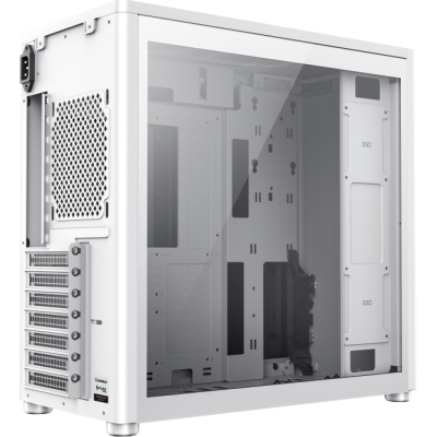 Компьютерный корпус, без блока питания ATX/ Gamemax Spark Pro Full White ATX case, white, w/o PSU, w/1xUSB3.0+1xType-C, 1xCombo Audio