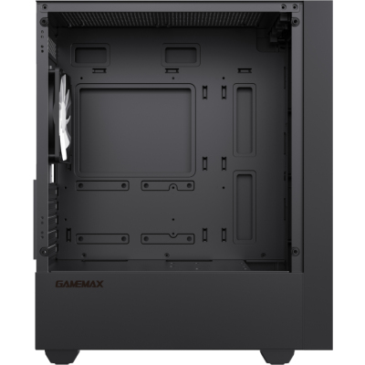 Компьютерный корпус mATX, без блока питания/ Gamemax STORM BK mATX case, black, w/o psu, w/1xUSB3.0+2xUSB2.0, Combo Audio, w/1x12cm FRGB rear fan (FN-AF12X)