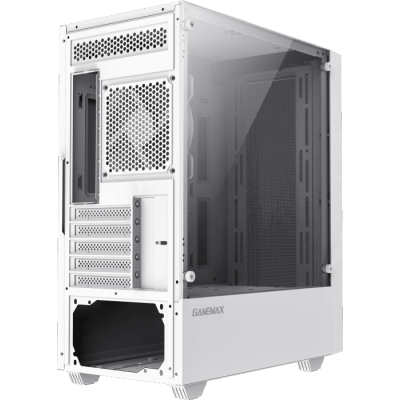 Компьютерный корпус mATX, без блока питания/ Gamemax STORM WH mATX case, white, w/o psu, w/1xUSB3.0+2xUSB2.0, Combo Audio, w/1x12cm FRGB rear fan (FN-AF12X)