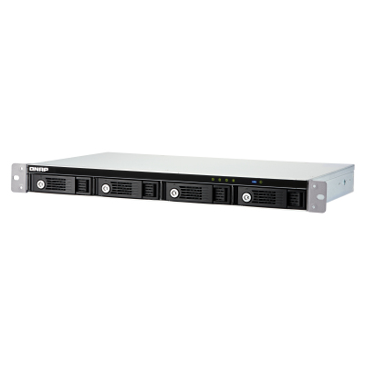 channel QNAP DAS TR-004U 4-Bay 2.5/3.5 SATA Type-C USB 3.1 Gen 1 (5 Gb/s ) Direct Attached Storage with Hardware RAID. W/o rail kit RAIL-B02