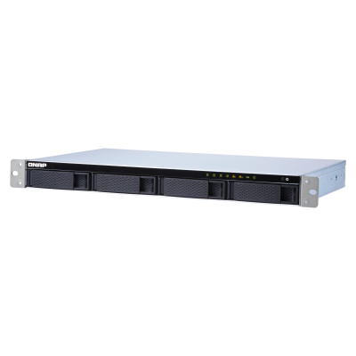 channel QNAP TS-431XeU-2G NAS 4 HDD trays, 10 GbE SFP+, rackmount, 1 PSU. ARM 4-core Cortex-A15 Annapurna Labs AL-314 1,7 GHz, 2 GB. W/o rail kit RAIL-B02