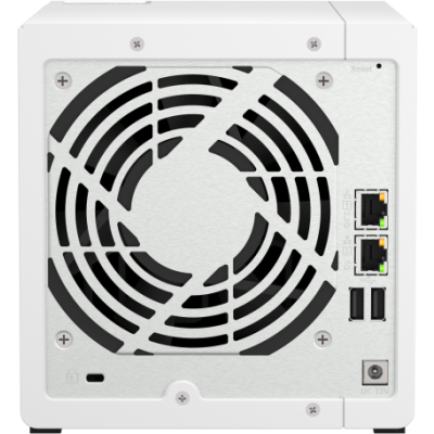 SMB QNAP TS-433-4G NAS 4 HDD trays. ARM 4-core Cortex-A55 2.0GHz, ram 4 GB (max), 1x1GbE, 1x2.5GbE, 2xUSB 2.0 port,1xUSB 3.2 Gen 1