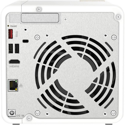 channel QNAP TS-462-2G NAS 4 HDD trays, 2 x M.2 NVMe PCIe Gen 3 x1, 2-core Intel Celeron N4505 2.9 GHz, 2 GB RAM (1 x 2GB) up to 16 GB (2 x 8GB), 1x2.5 Gigabit Ethernet , Slot PCIe Gen 3 x2, 2 USB 3.2 Gen 2 (10Gbps) Port, 2xUSB USB 2.0 port, 1xHDMI 2.0