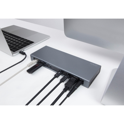 2-Порта Thunderbolt 3.0 прибор совместного использования/ 2-Port Thunderbolt 3.0 Sharing Switch