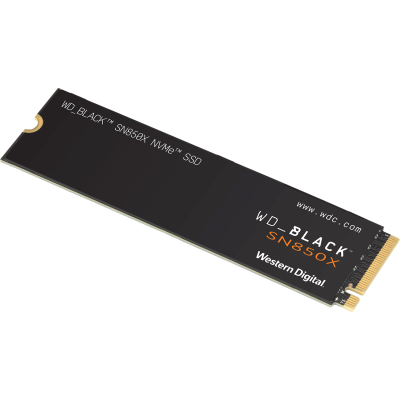 Твердотельный накопитель/ WD SSD Black SN850X, 1.0TB, M.2(22x80mm), NVMe, PCIe 4.0 x4, 3D TLC, R/W 7300/6300MB/s, IOPs 800 000/1 100 000, TBW 600, DWPD 0.3 (12 мес.)