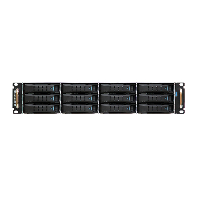 Серверный корпус/ RSC-2ET, 2U, 12xSATA/SAS HS 3,5/2,5" universal bay + 2x2,5" 7mm rear HS bay, up to 12"(W) x 13"(D) E-ATX, 12G EOB backplane, Acbel 2U 800W RPSU platinum, 2x 7mm 2.5" hot-swap OS, rail [XE1-2ET00-02 SKU change to 35X BP]