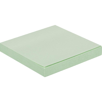 Стикеры КОМУС с клеев.краем 76х76 салатовый 100л