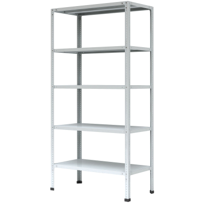 Стеллаж металлический P_МС-255 с 5-ю полками 1000х500х2000