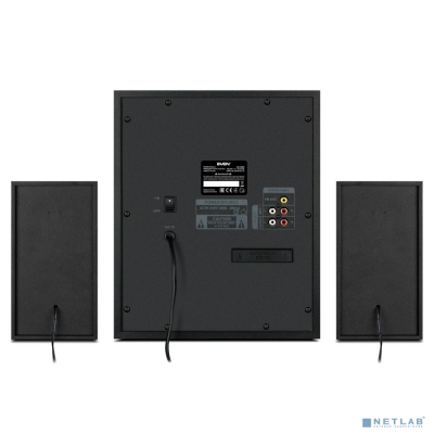 SVEN MS-2080, чёрный {акустическая система 2.1, мощность (RMS):40Вт + 2x15 Вт, FM-тюнер, USB/SD, дисплей, пульт ДУ, Bluetooth}
