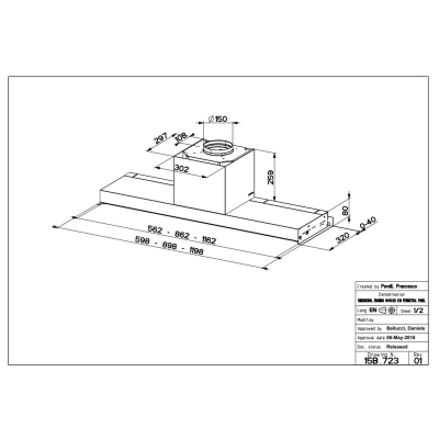 Встраиваемая в шкаф вытяжка Faber IN-NOVA PREMIUM X A90