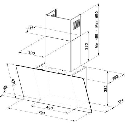 Настенная вытяжка Faber 330.0615.685