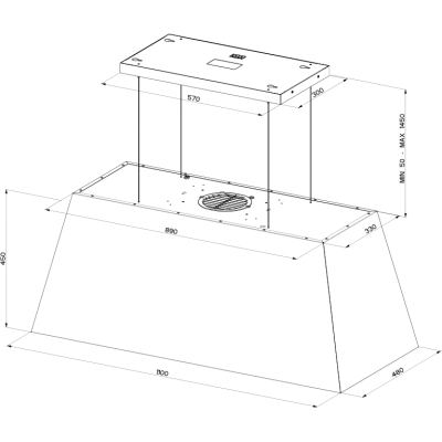 Островная вытяжка Faber 321.0506.537