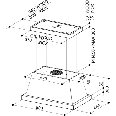 Островная вытяжка Faber 321.0517.781
