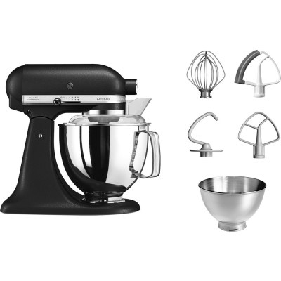 Настольный миксер с откидным блоком KitchenAid Artisan 4.8 л, чугун, 5KSM175PSEBK