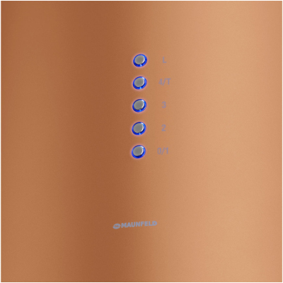 Островная вытяжка Maunfeld LEE ISLA 39 COPPER