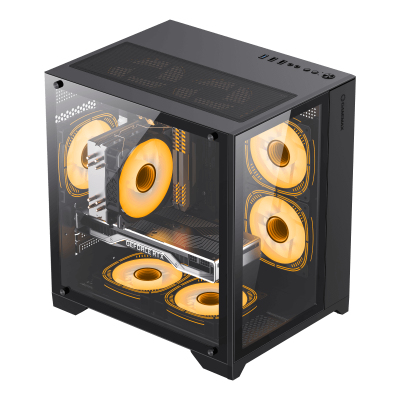 Компьютерный корпус, без блока питания mATX Gamemax Infinity Mini Black