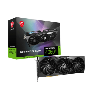 Видеокарта MSI GeForce RTX 4060 Ti GAMING X SLIM 16G