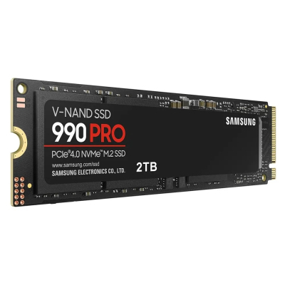 Твердотельный накопитель Samsung SSD 990 PRO, 2000GB (MZ-V9P2T0CW)