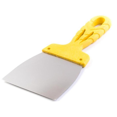 Шпатель нержавеющая сталь желтый 100мм JETTOOLS (Шн/желт-100)