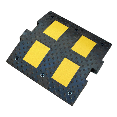 Искусственная неровность ИДН 500x500 основной элемент 6 болтов, цв.черный