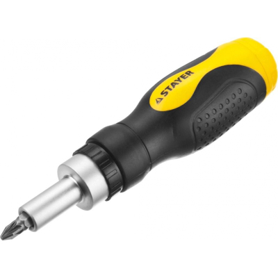 Отвертка реверсивная с насадками 46 шт мм Stayer Compact-46 25084-H46