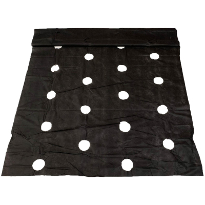 Материал мульчир,с перфор,5x1,6м,плот 80,с УФ-стабилиз,чер,Greengo,726435