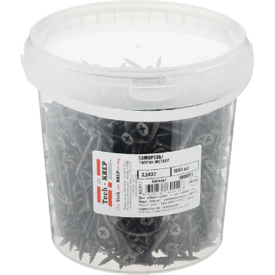 Саморезы ШСГМ 3,5х32 (1000 шт) - ведро Tech-Krep 100091