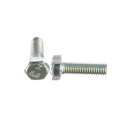 Болт DIN933 8.8 с шестигранной головкой оцинк. М5х16 (100 шт) Tech-K 105196