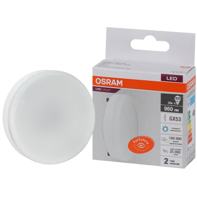 Лампа светодиодная OSRAM LED Value GX, 960лм, 12Вт (замена 100Вт), 6500К
