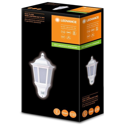 Светильник уличный светод LEDVANCEECOCLASSSEMILANTERN E27 SWH 4058075316300