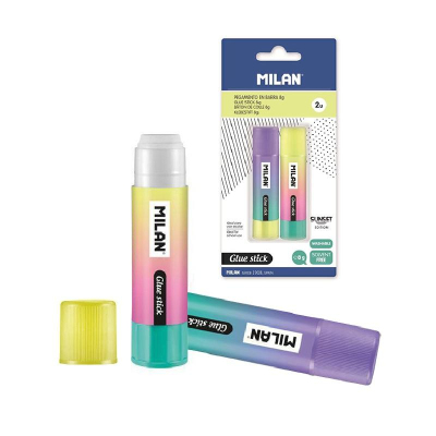 Клей-карандаш канцелярский 8 г 2 штуки в блистере, для детей BWM10449