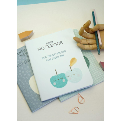 Тетрадь общая Kroyter 48л,клет,А5,скреп,обл.карт,Apple,диз.в асс.64645