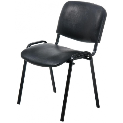 Стул FA_EChair Rio(ИЗО) черн, к/з черный V-14/PV-1
