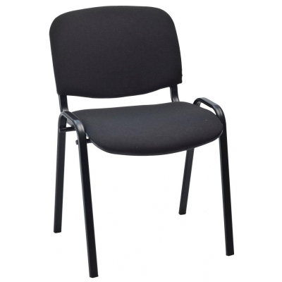 Стул FA_EChair Rio(ИЗО) черн, ткань черная С-11/ТК-1