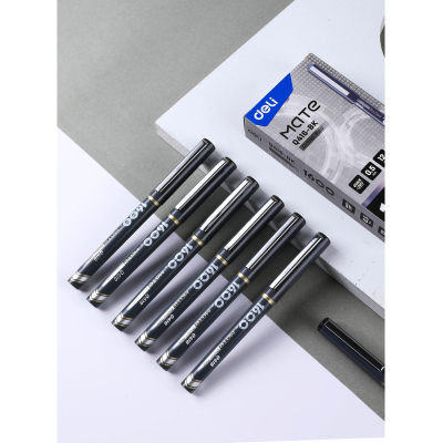 Роллер Deli Mate, диаметр шарика 0,5 мм, линия 0,4 мм, цвет чернил: черный