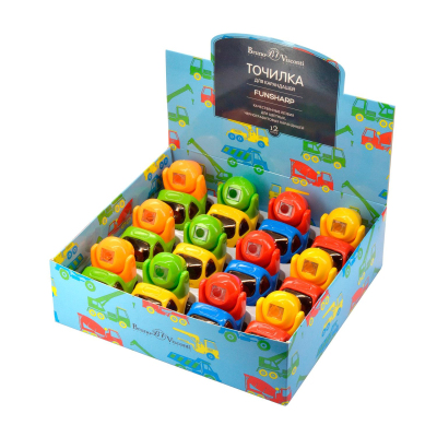 Точилка с контейнером BV FUNSHARP.БЕТОНОМЕШАЛКА 1 отверстие 35-0030