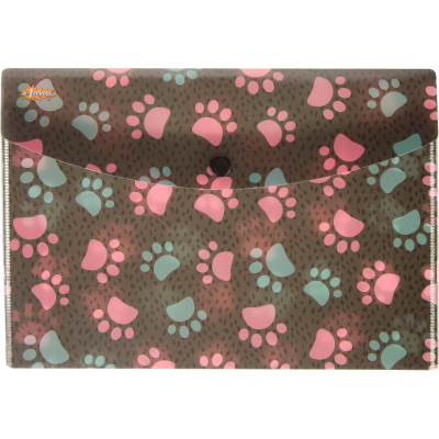 Папка-конверт на кнопке А5 №1 School Panda 2шт/уп